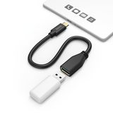Hama USB-C Adapter Cable, USB-C Plug - USB 3.1 A Socket, gold-plated, 0.15 m