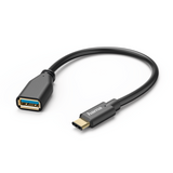 Hama USB-C Adapter Cable, USB-C Plug - USB 3.1 A Socket, gold-plated, 0.15 m
