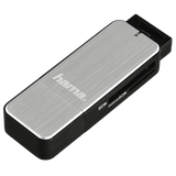 Hama USB 3.0 Card Reader, SD/microSD, silver