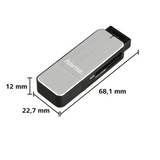 Hama USB 3.0 Card Reader, SD/microSD, silver