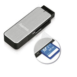 Hama USB 3.0 Card Reader, SD/microSD, silver