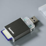 Hama USB 3.0 UHS II Card Reader, SD, Alu, anthracite