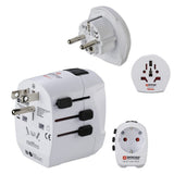 Hama "World Travel Pro Light USB World" World Travel Adapter Plug, 3 pins