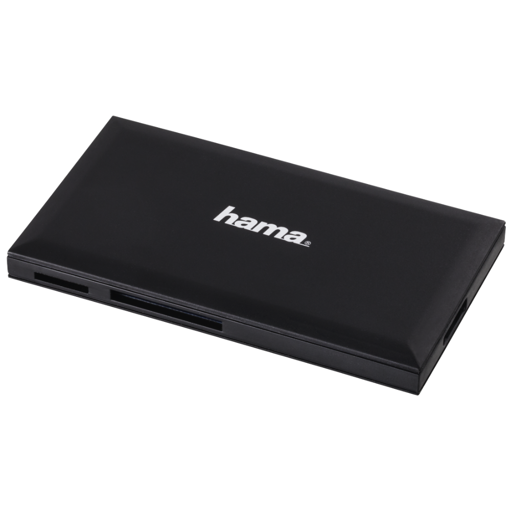 Hama USB 3.0 Multi-Card Reader, SD/microSD/CF/MS - Black