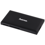 Hama USB 3.0 Multi-Card Reader, SD/microSD/CF/MS - Black
