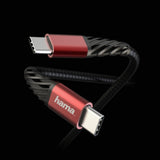 Export items Hama "Extreme" Charging/Data Cable, USB-C - USB-C, 1.5 m, black/red