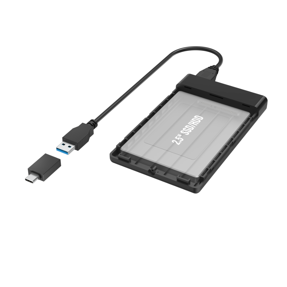 Hama USB hard disk housing for 2.5" SSD and HDD hard disks
