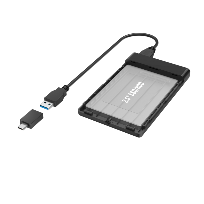 Hama USB hard disk housing for 2.5" SSD and HDD hard disks