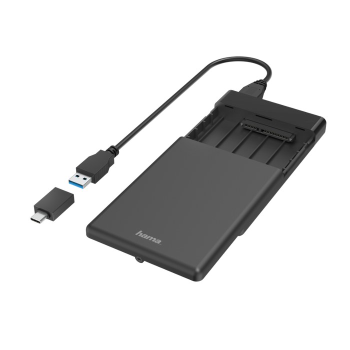 Hama USB hard disk housing for 2.5" SSD and HDD hard disks