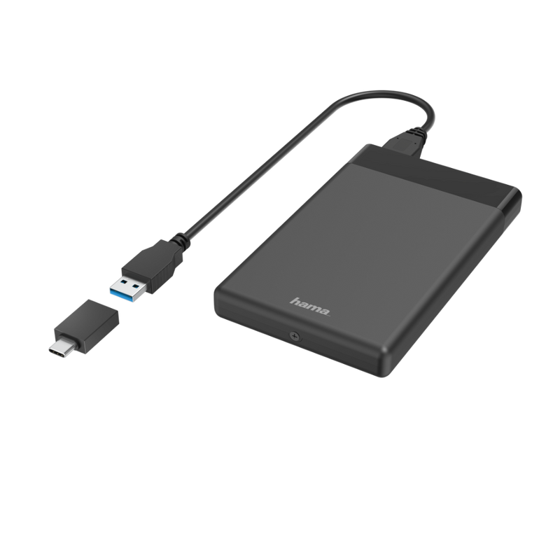 Hama USB hard disk housing for 2.5" SSD and HDD hard disks