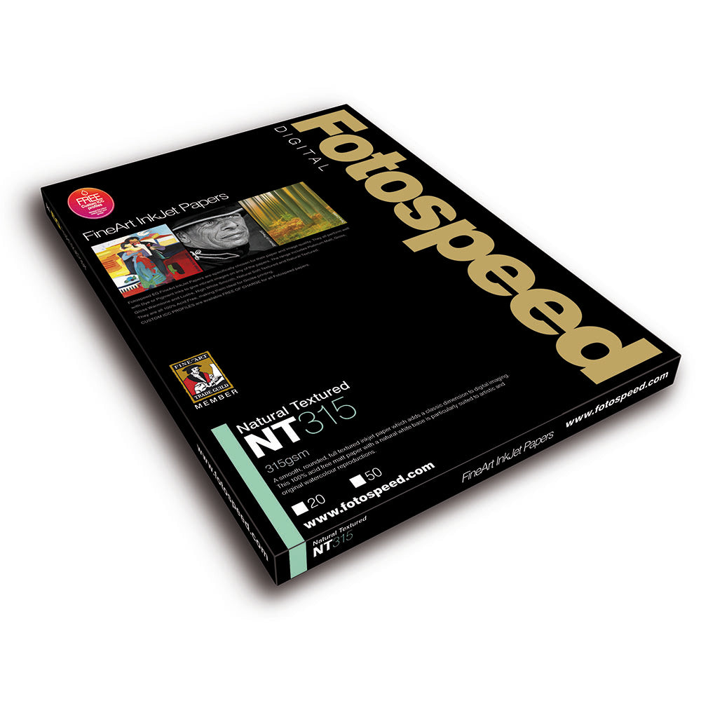 Fotospeed NT Natural Textured 315 Inkjet Paper - A4 - 25 Sheets