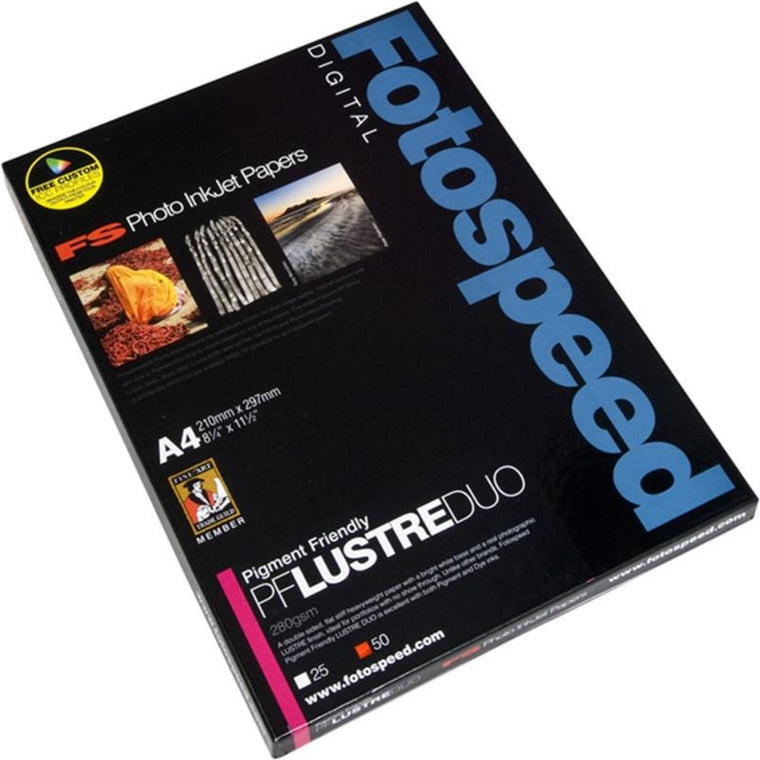 Fotospeed PF Lustre Duo 280 Inkjet Paper - A4 Box of 50 Sheets