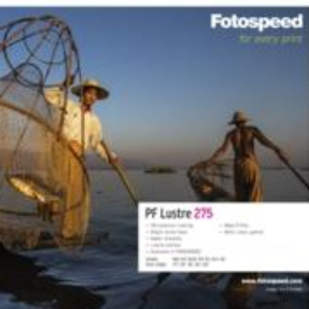 Fotospeed PF Lustre 275 Inkjet Paper - 7x5 inch - 100 Sheets