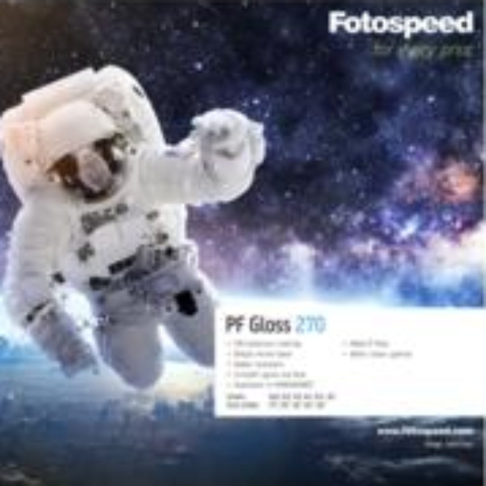 Fotospeed PF Gloss 270 Inkjet Paper - 7x5 inch - 100 Sheets