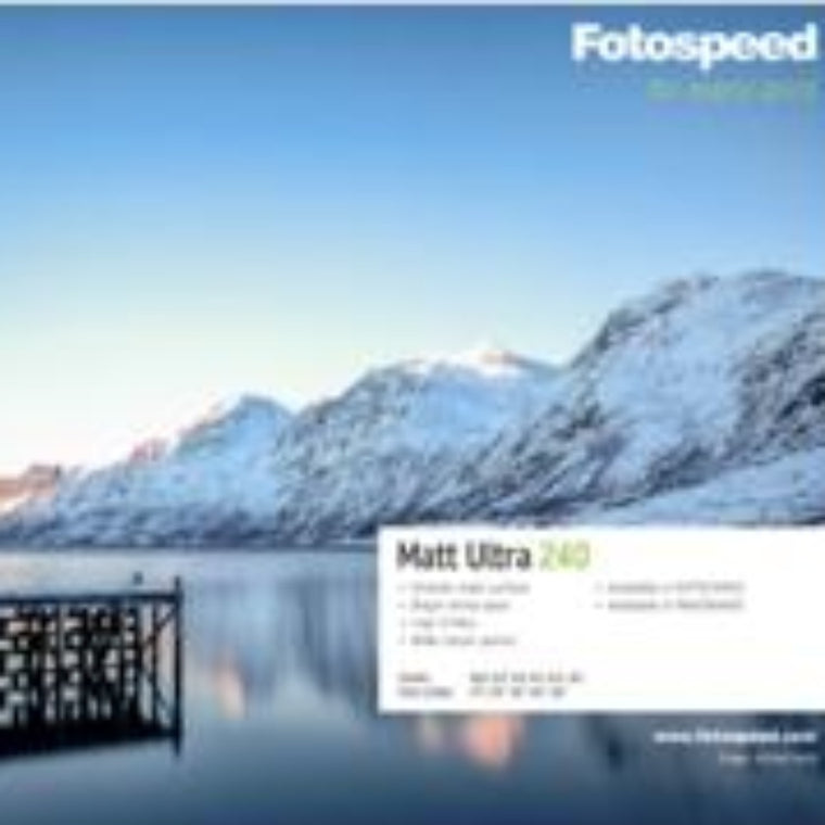 Fotospeed Matt Ultra 240 Inkjet Paper - 6x4 inch - 100 Sheets