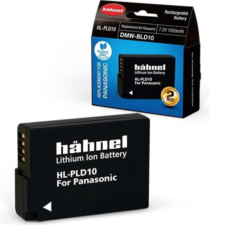 Hahnel HL-PLD10 7.2v 1050mAh - Panasonic Lumix DMW-BLD10 Replacement Battery