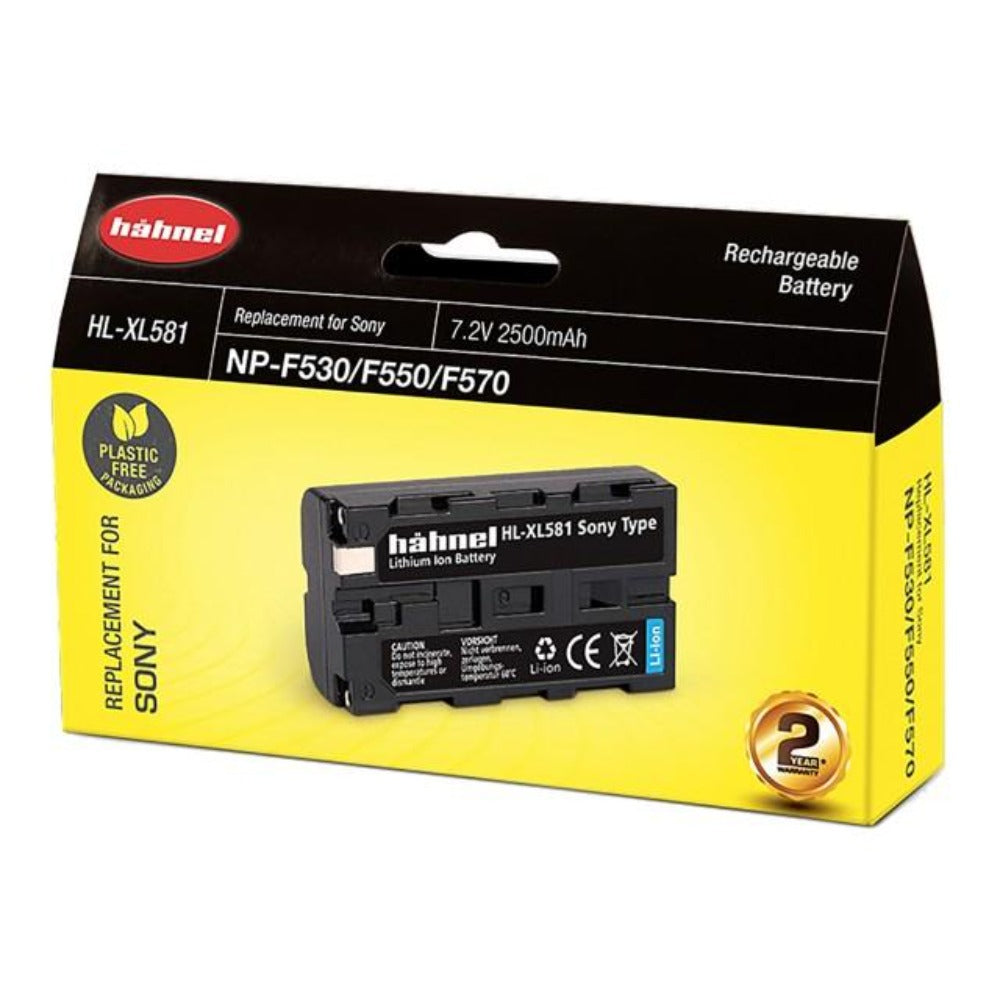 Hahnel HL-XL581 7.2v 2000mAh - Sony NP-F330 Replacement Battery