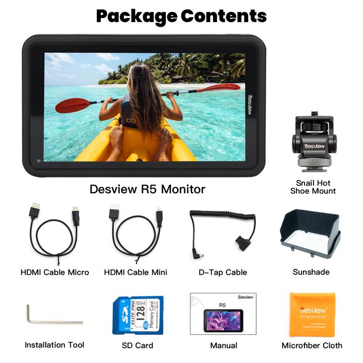 Desview R5 5-inch On Camera Touch Monitor