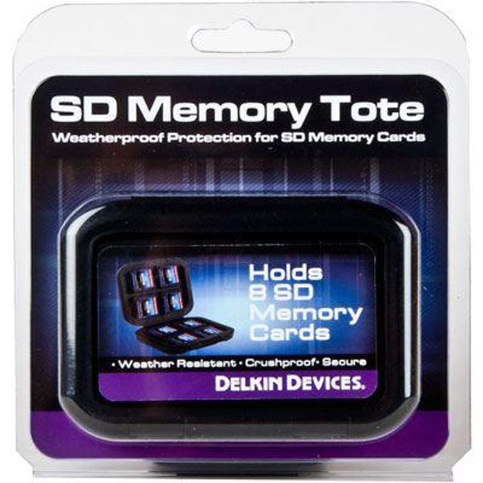 Delkin Water Resistant Tote Memory Holder - SD ( Secure Digital)