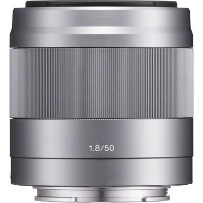 Sony E 50mm F1.8 OSS Lens Silver