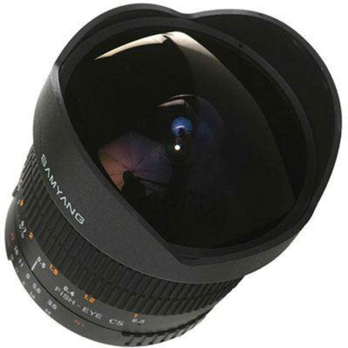 Samyang MF 8mm f3.5 IF MC Fisheye CS II Lens - Nikon F Mount