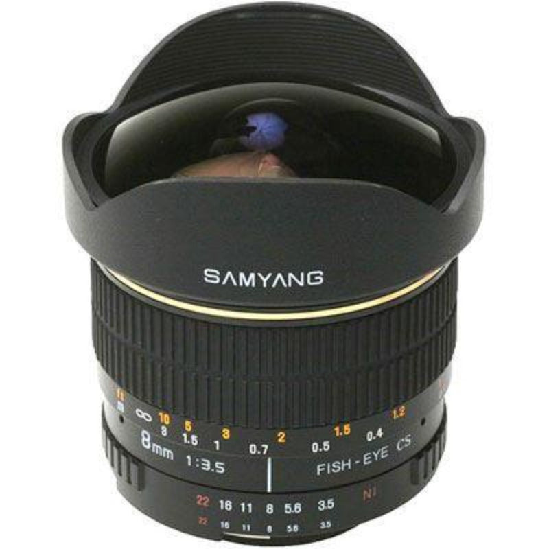 Samyang MF 8mm f3.5 IF MC Fisheye CS II Lens - Nikon F Mount