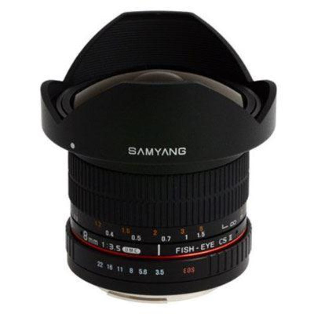 Samyang MF 8mm f3.5 IF MC Fisheye CS II Lens - Canon EF Mount