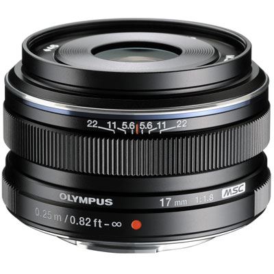 Olympus M.Zuiko 17mm F1.8 Lens - Black