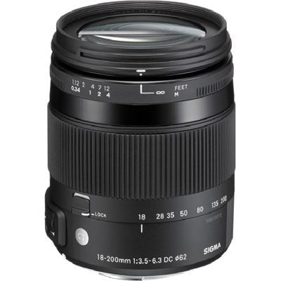 Sigma 18-200mm f3.5-6.3 DC Macro OS HSM Lens - Nikon F Mount
