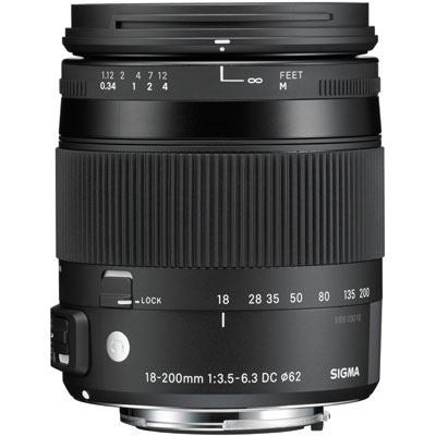 Sigma 18-200mm f3.5-6.3 DC Macro OS HSM Lens - Nikon F Mount