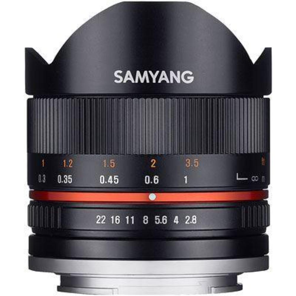Samyang MF 8mm f2.8 UMC II Fisheye Lens - Sony E Mount - Black