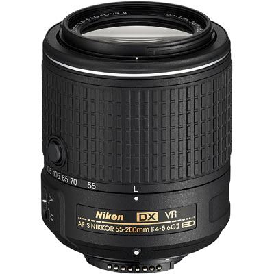 Nikon 55-200mm f4-5.6 G AF-S ED DX VR II Lens
