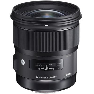 Sigma 24mm f1.4 Art DG HSM Lens - Nikon F Mount