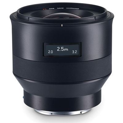 The Zeiss 25mm f2 Batis lens is designed for Sony's alpha range of full-frame E-mount mirrorless system cameras. Cambrian Photography, Colwyn Bay, North Wales.