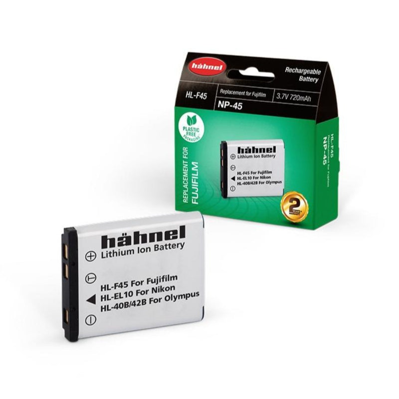 Hahnel HL-F45 3.7v 720mAh - Fujifilm NP-45 Replacement Battery