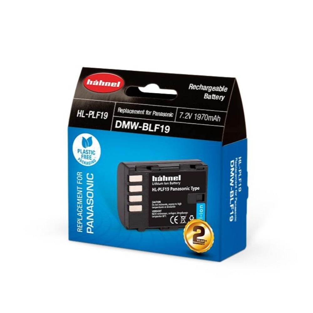 Hahnel HL-PLF19 7.2v 1970mAh - Panasonic Lumix DMW-BLF19 Replacement Battery
