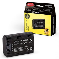 Hahnel HL-XH50 6.8v 750mAh - Sony NP-FH50 Replacement Battery