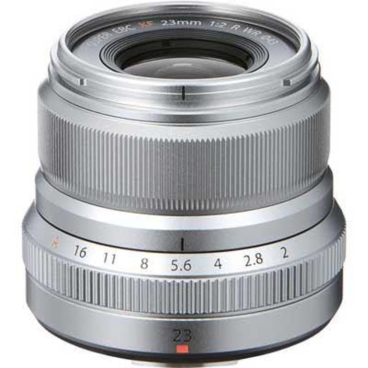 Fujifilm XF 23mm f2 R WR Lens - Silver