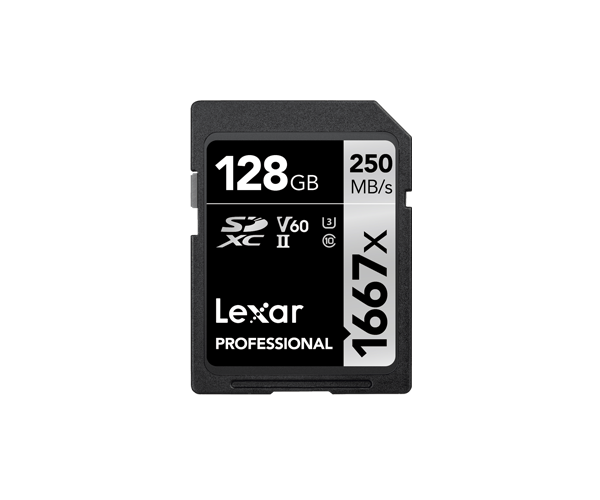 Lexar Professional 1667x  SDXC UHS-II cards