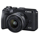 Canon EOS M6 II Digital Camera with 15-45mm IS STM Lens & EVF-DC2