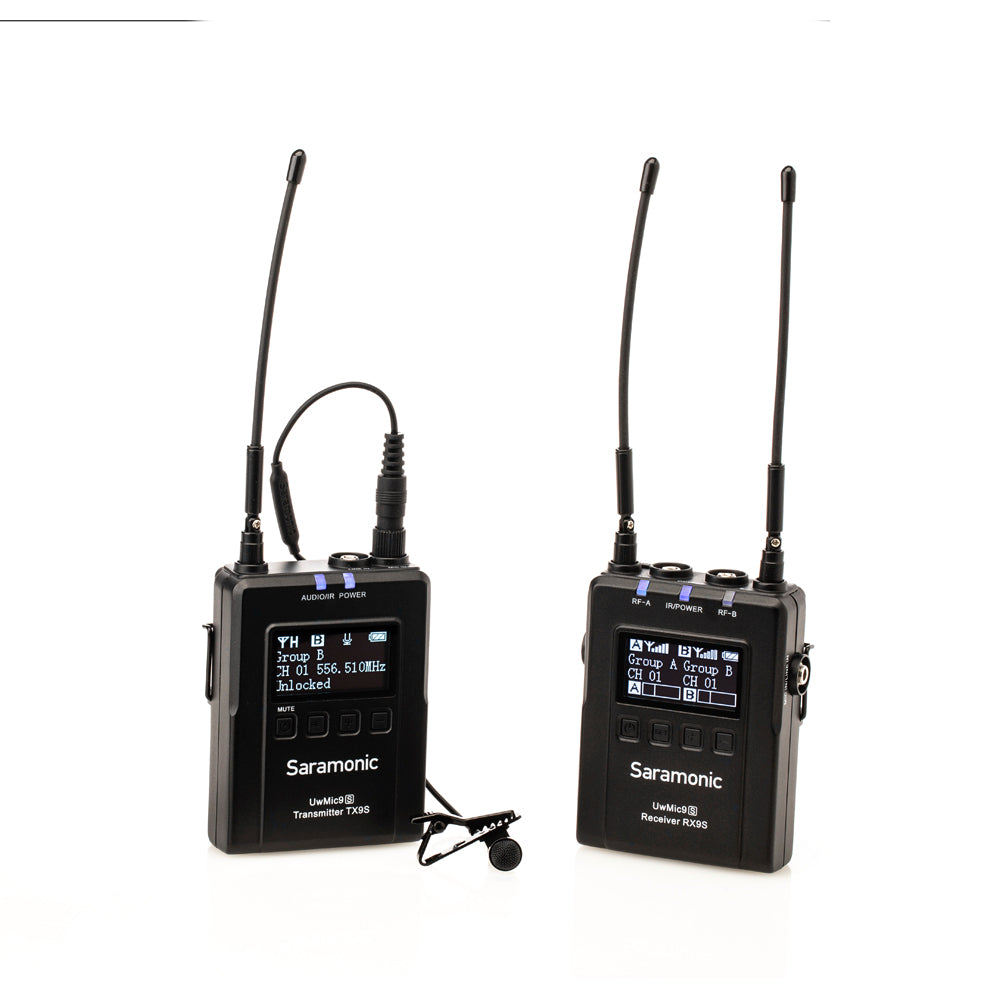 Saramonic Advanced Wireless UHF Lavalier System X9s+RX9s - Kit 1