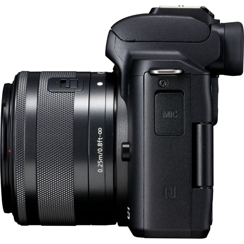 Shop Canon EOS M50 Mark II EF-M 15-45mm f/3.5-6.3 IS STM Lens Kit Whit