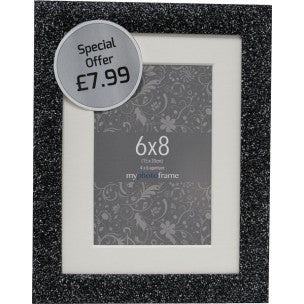 Sparkle Black Range 6x8