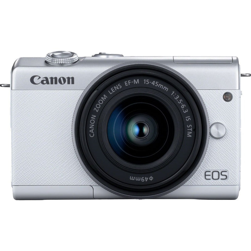 Canon EOS M200 Digital camera with EF-M 15-45mm lens - White