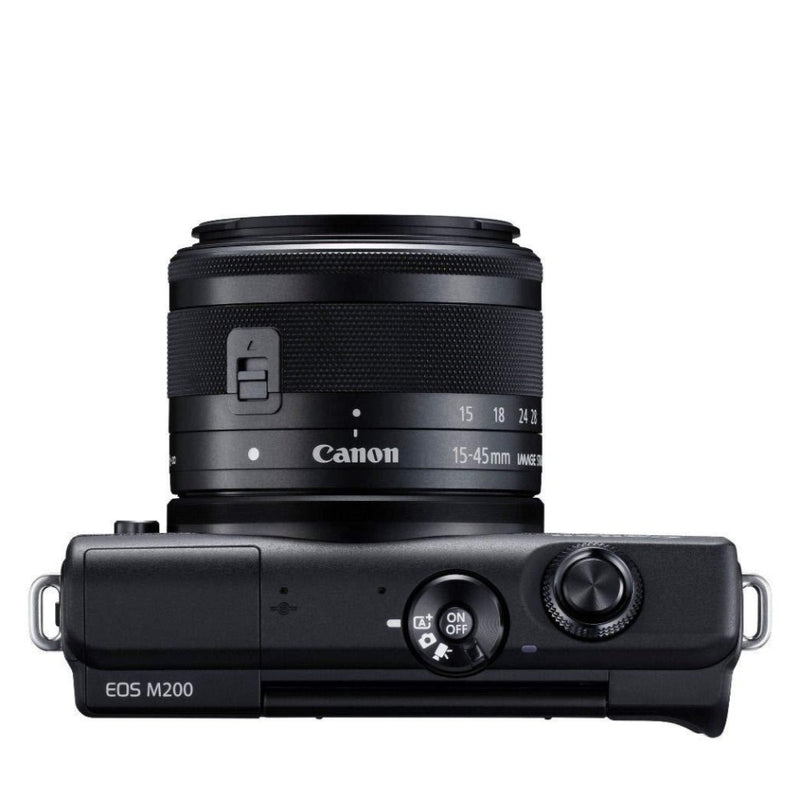 Canon EOS M200 Digital camera with EF-M 15-45mm lens - Black