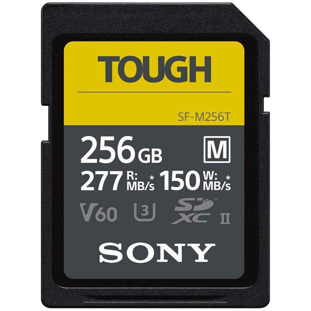 Sony M Series Tough 256GB SDXC UHS-II Memory Card 277MB/s