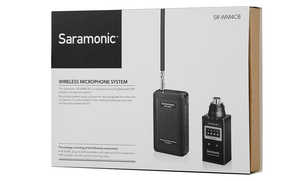 Saramonic SR-WM4C VHF Wireless Lavalier Microphone System
