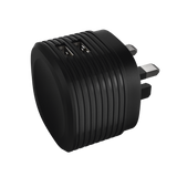 Hama "Dual" Charger Plug, 2x USB, 2.4A , black