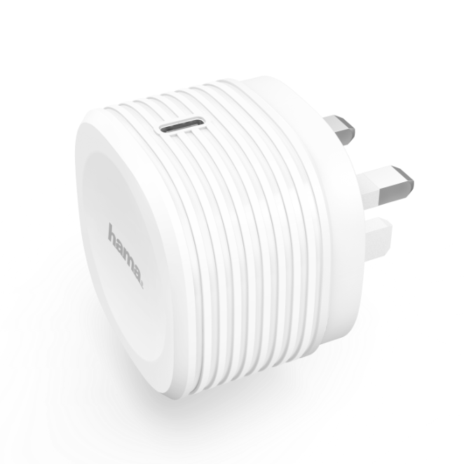 Hama Charger, Power Delivery (PD) / Qualcomm®, 20 Watt, UK Plug, white