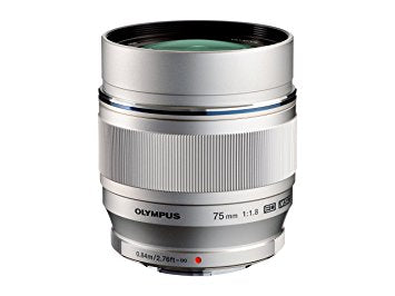 Olympus M.Zuiko 75mm f1.8 ED Lens - Silver